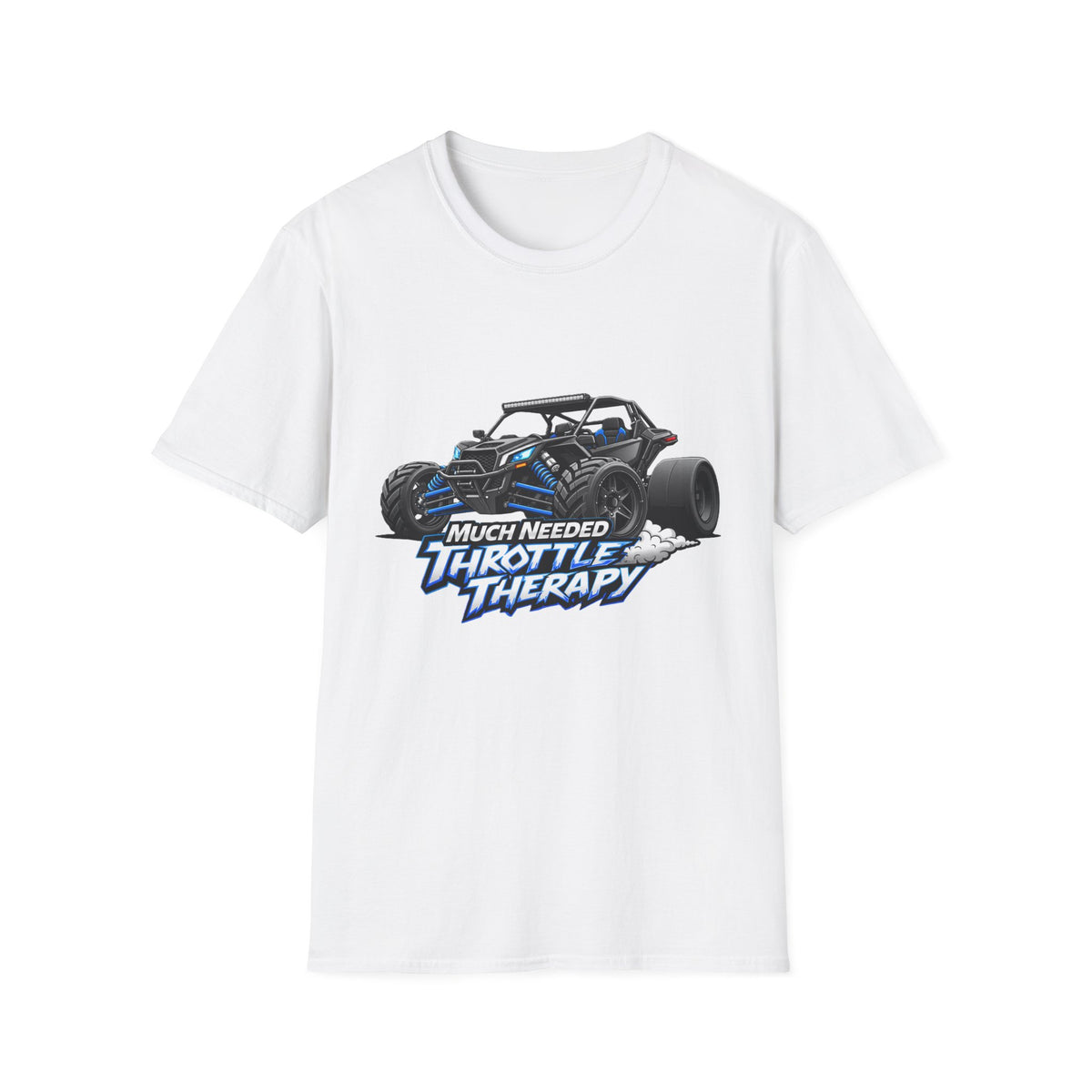 Throttle Therapy Off-Road T-Shirt — "Much Needed Throttle Therapy" Buggy Design