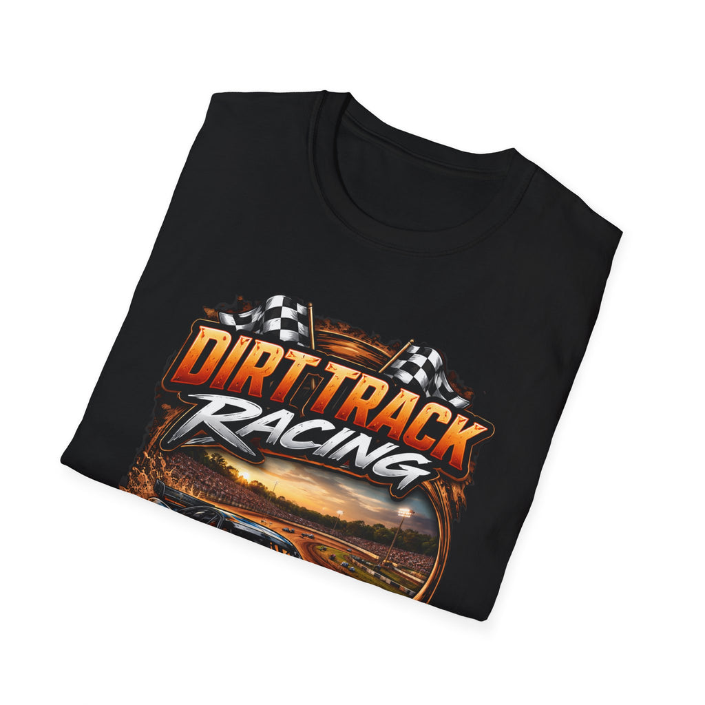Dirt Track Racing T-Shirt – Vintage Race Car Graphic Tee