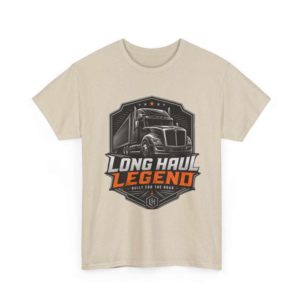 Long Haul Legend Trucker T‑Shirt — 'Long Haul Legend' Semi Truck Graphic Tee