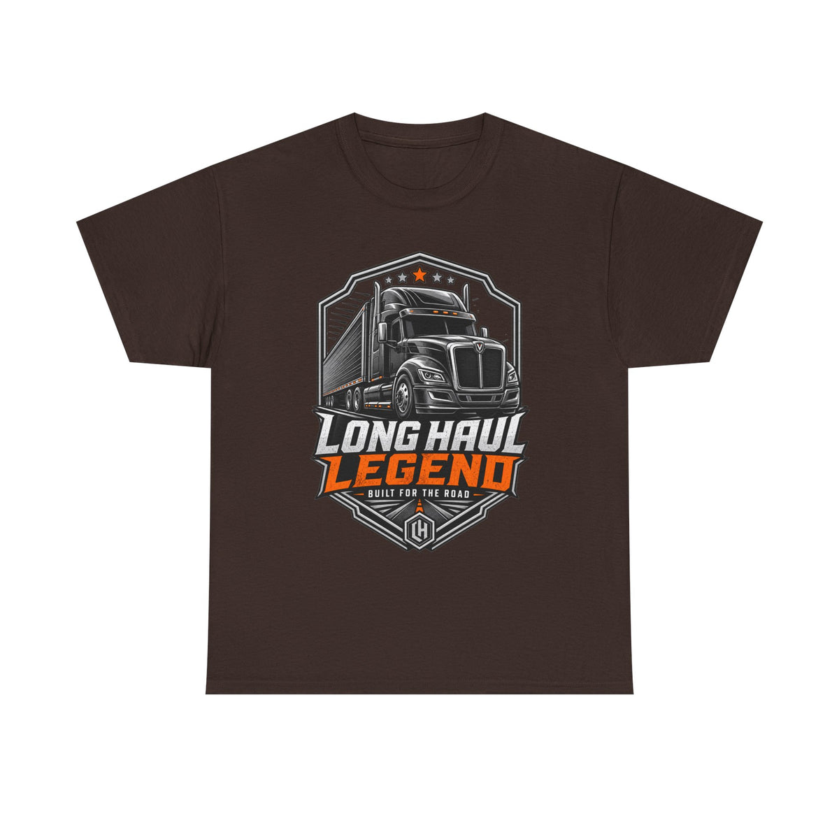 Long Haul Legend Trucker T-Shirt — "Long Haul Legend" Graphic Tee for Truck Drivers & Fans