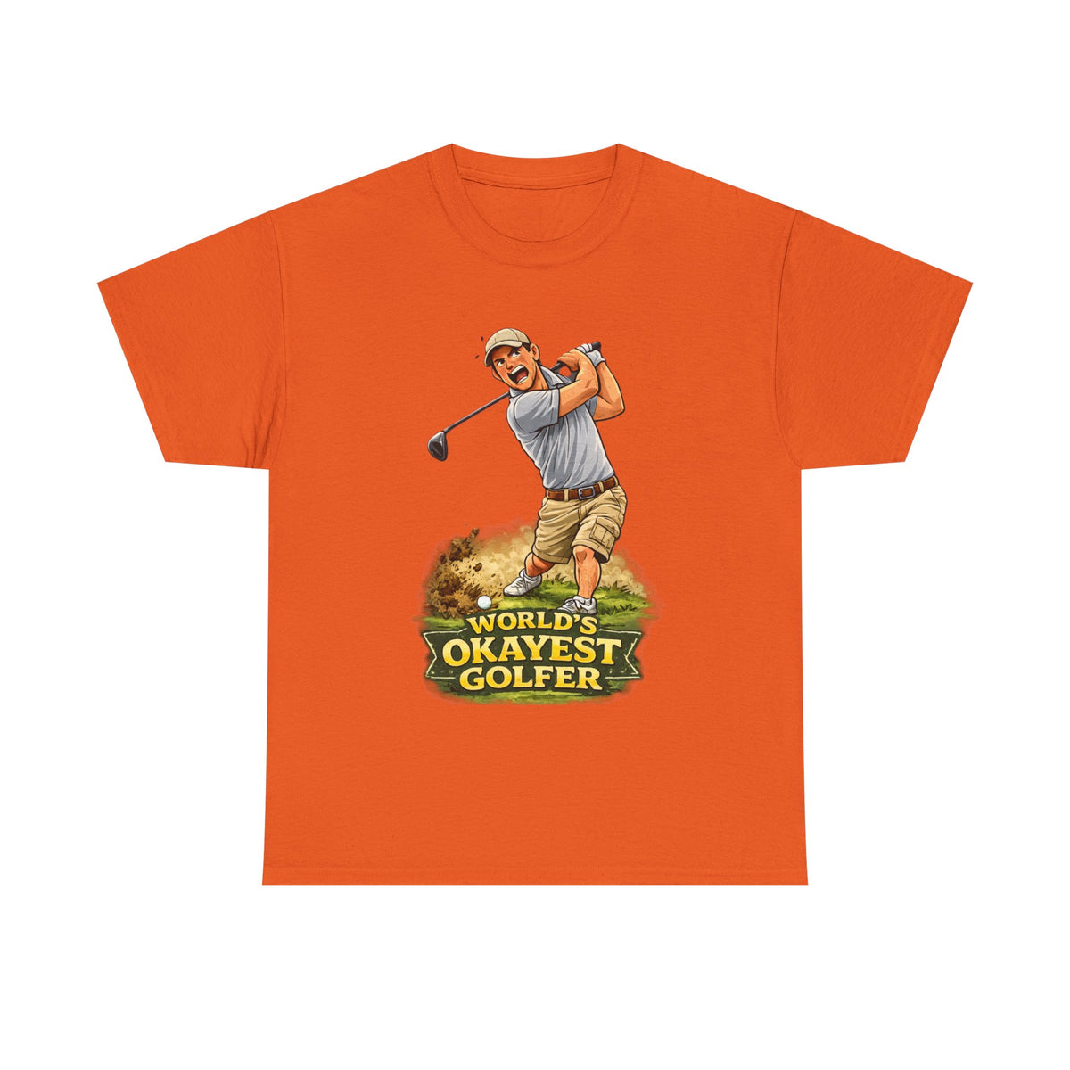 World's Okayest Golfer T-Shirt – Funny Golf Gift for Him
