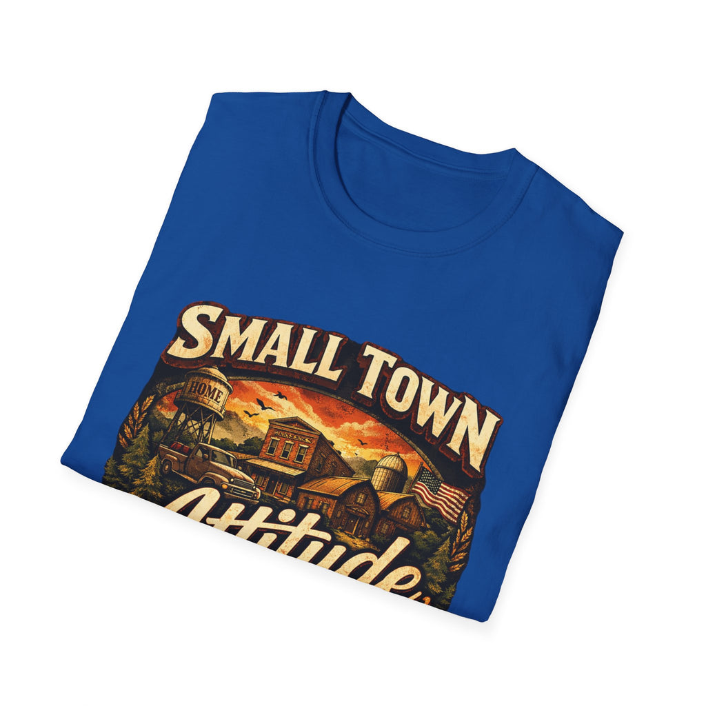 Small Town Attitude T-Shirt — Vintage Country Life Graphic Tee