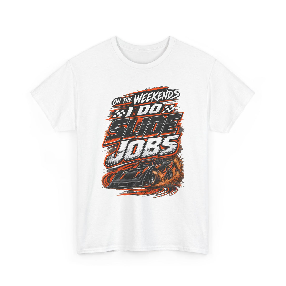 Weekend Drift Car T-Shirt — "On the Weekends I Do Slide Jobs" Racing Tee