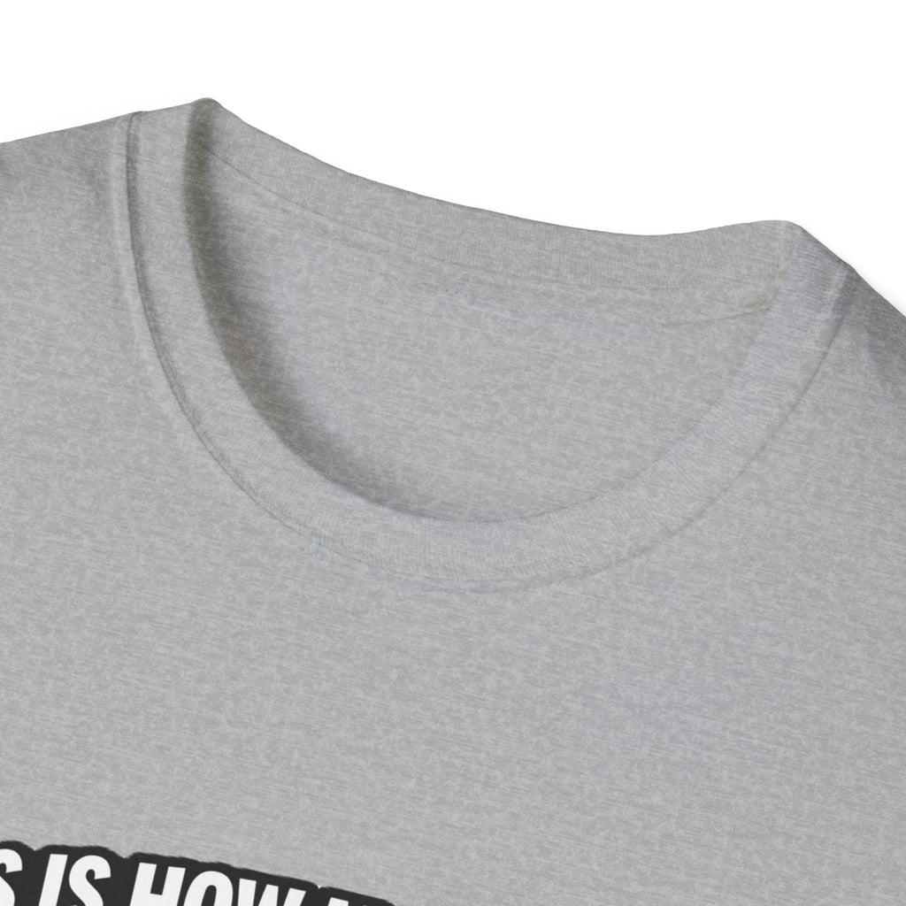 T-Shirt — 'This Is How Most People See My Hellcat' Muscle Car Sunset Tee