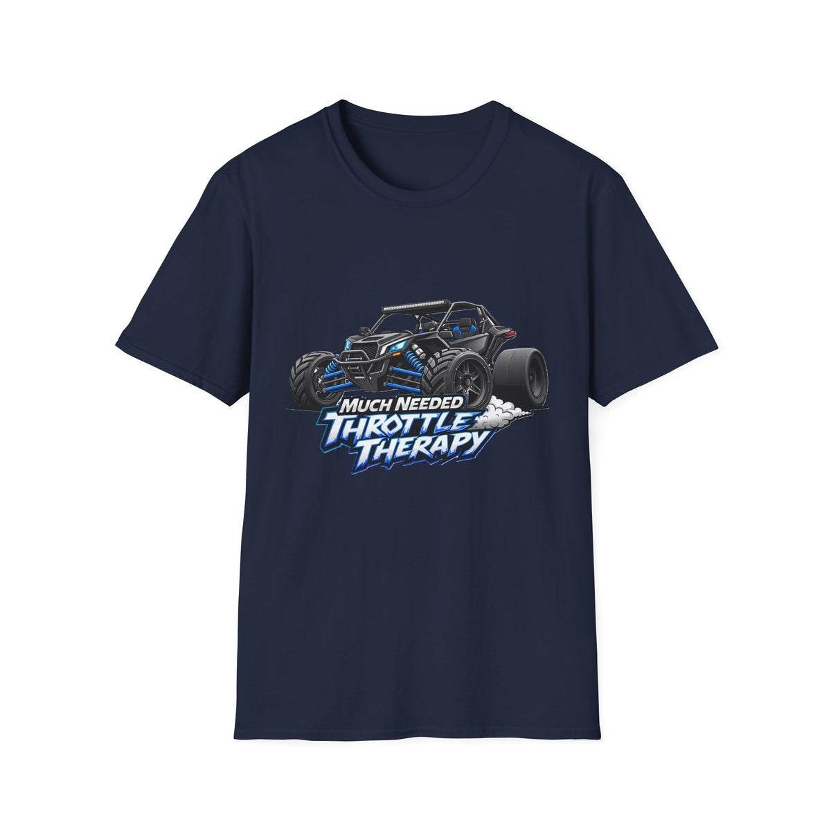 Throttle Therapy Off-Road T-Shirt — "Much Needed Throttle Therapy" Buggy Design