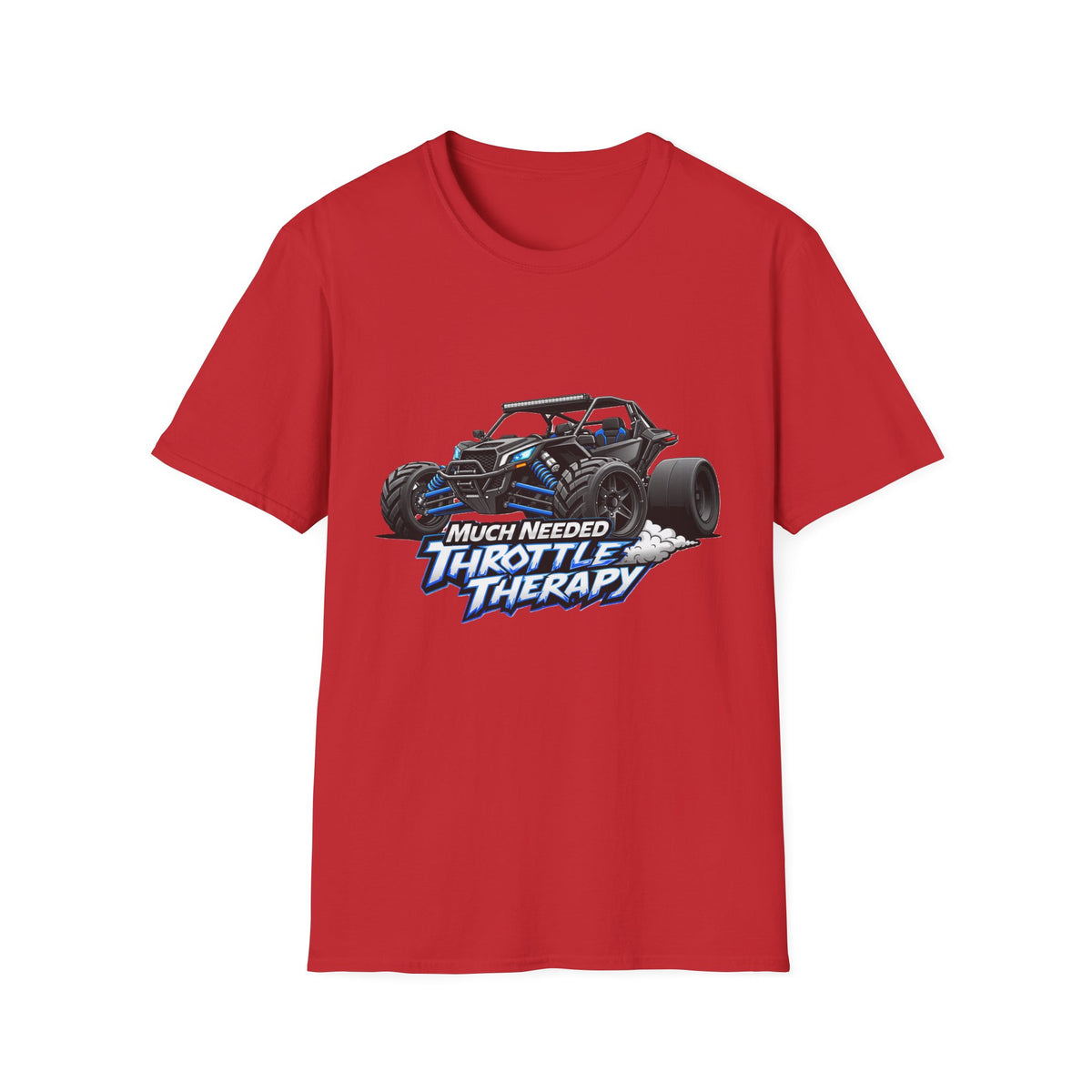 Throttle Therapy Off-Road T-Shirt — "Much Needed Throttle Therapy" Buggy Design