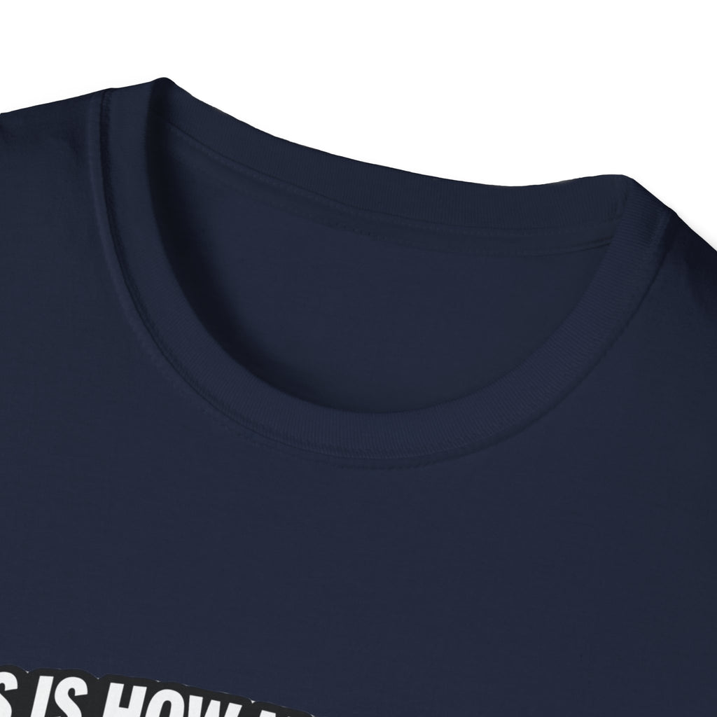T-Shirt — 'This Is How Most People See My Hellcat' Muscle Car Sunset Tee