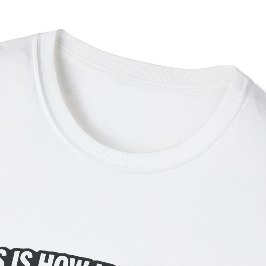 T-Shirt — 'This Is How Most People See My Hellcat' Muscle Car Sunset Tee