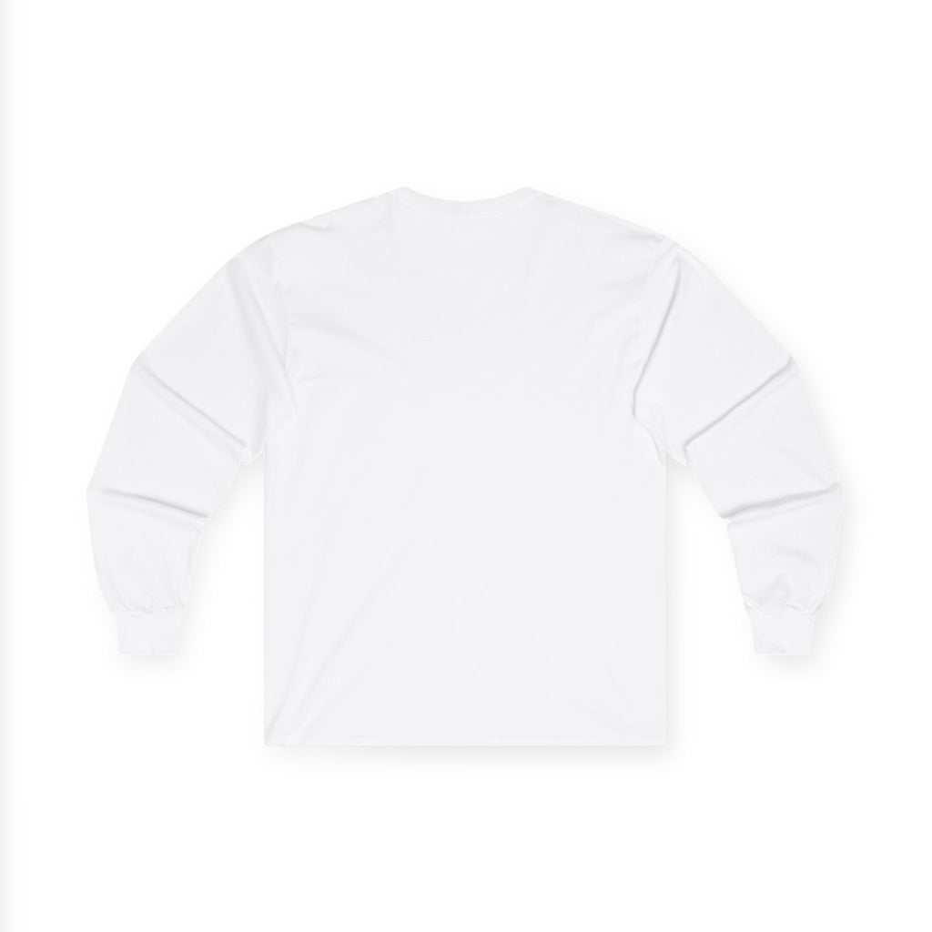 Inspirational Long Sleeve Tee — "Yes, Tomorrow Needs You" Sunset Design