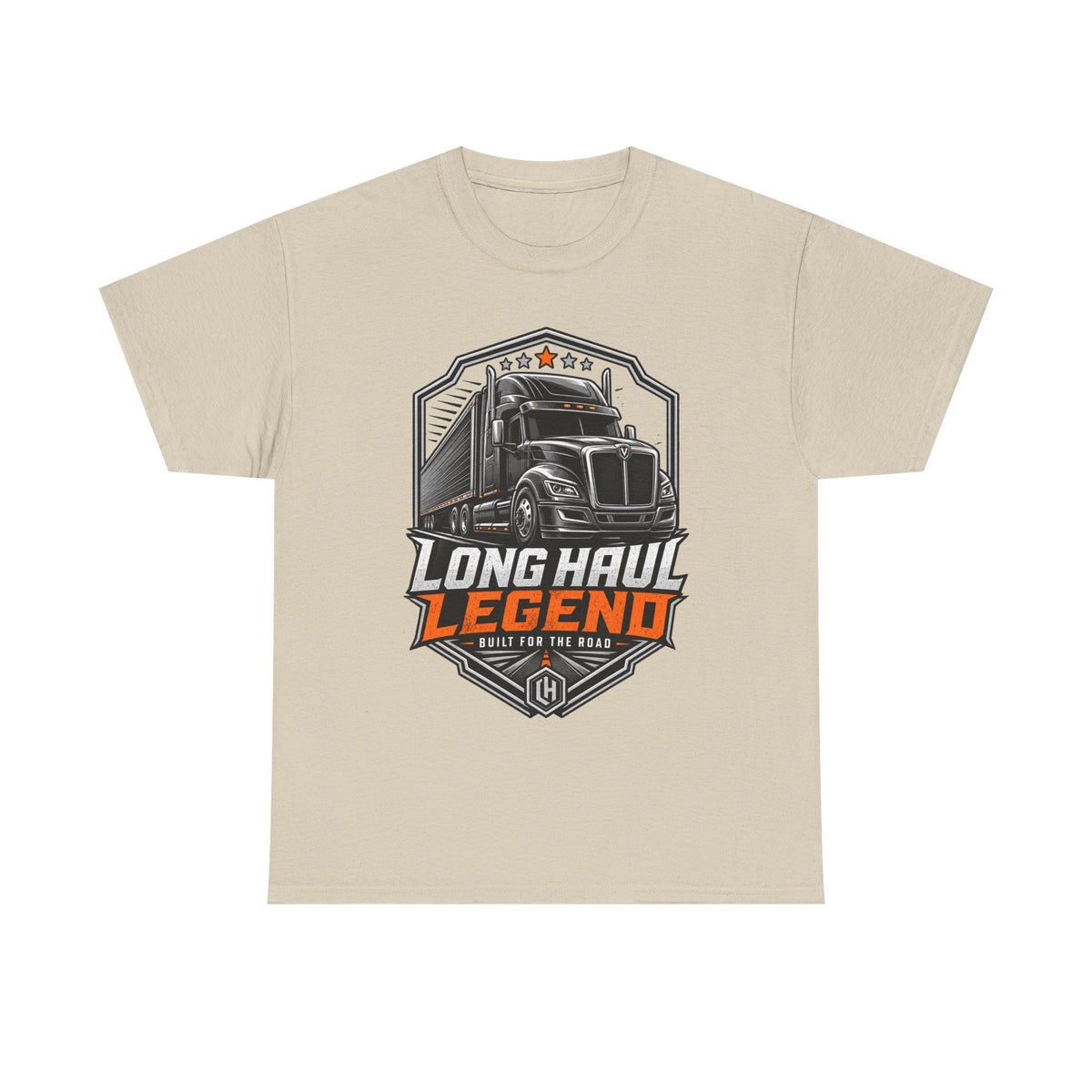 Long Haul Legend Trucker T-Shirt — "Long Haul Legend" Graphic Tee for Truck Drivers & Fans