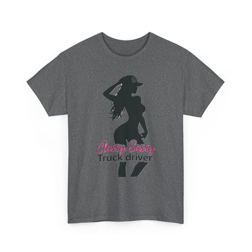 Classy Sassy Truck Driver T-Shirt — Feminine Trucker Tee