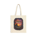 Cotton Tote Bag - "Yes Tomorrow Needs You" Inspirational Rescue Dog Sunset Design