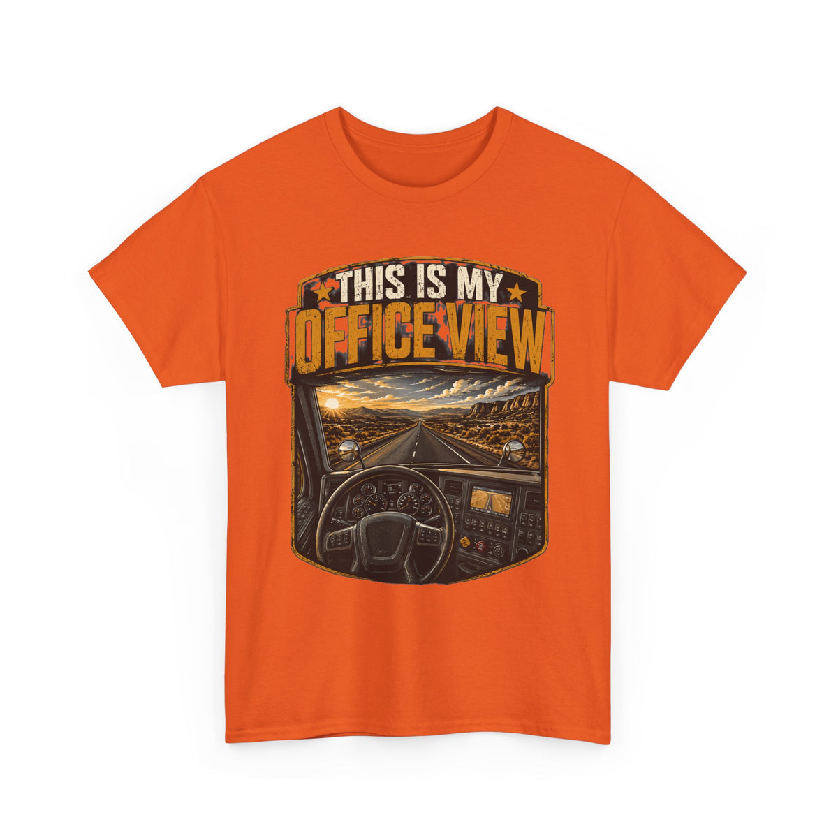 This Is My Office View Truck Driver T-Shirt