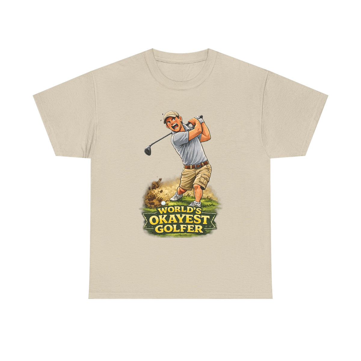 World's Okayest Golfer T-Shirt – Funny Golf Gift for Him
