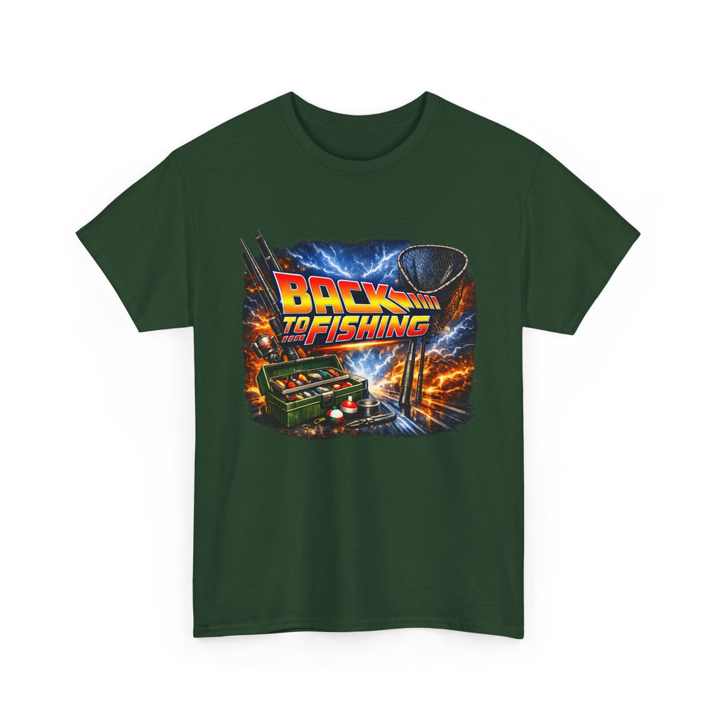 Back to Fishing T-Shirt — Retro Fishing Tee for Anglers