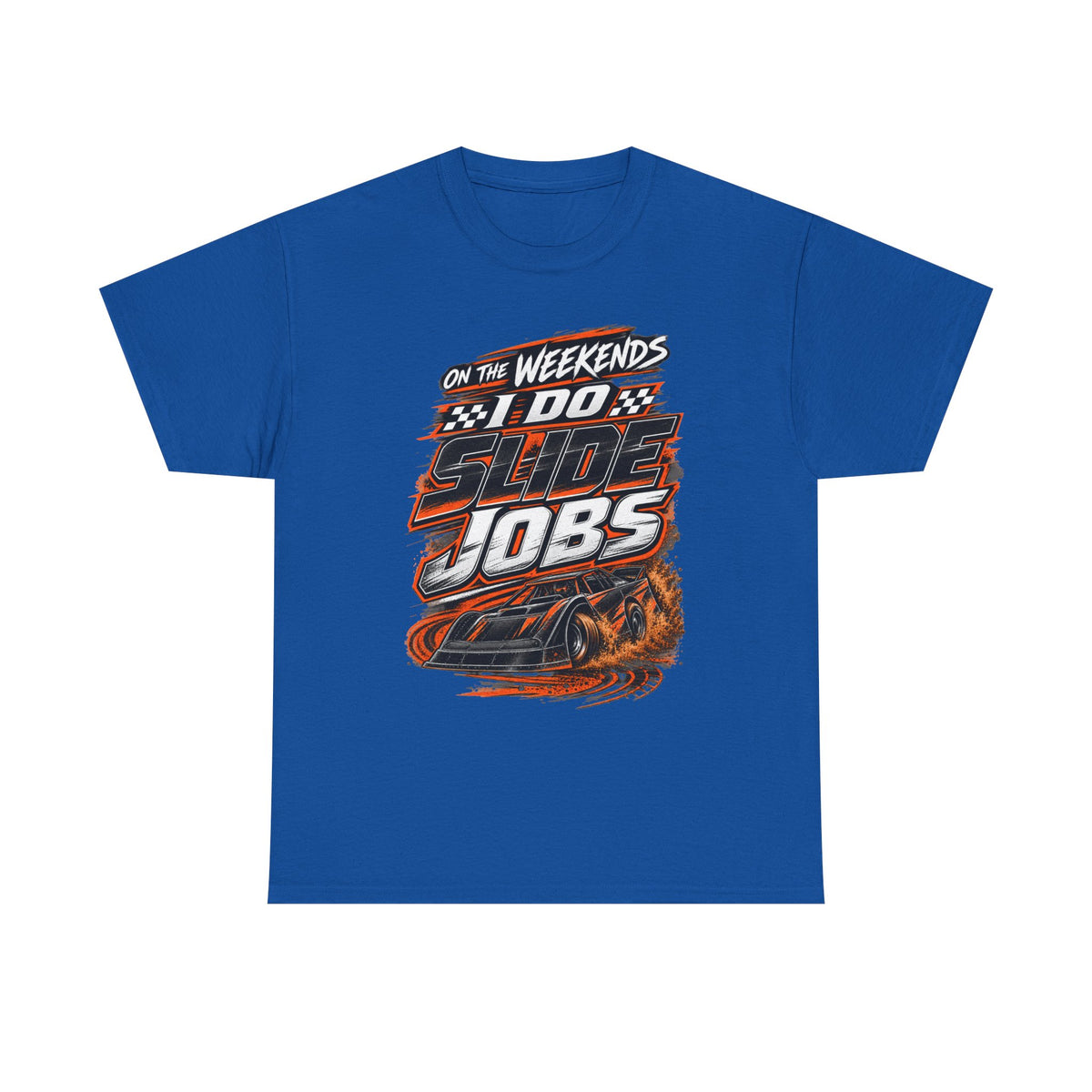 Weekend Drift Car T-Shirt — "On the Weekends I Do Slide Jobs" Racing Tee