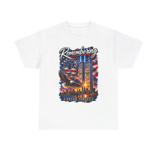 9/11 Remembering Tee – Never Forget Memorial T-Shirt