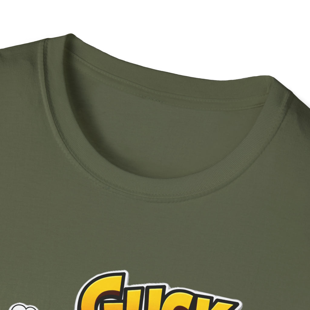 Guck Golf Cartoon Golfer T-Shirt — Funny Golf Rage Graphic Tee