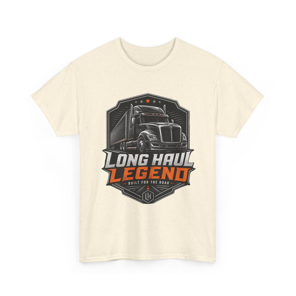 Long Haul Legend Trucker T‑Shirt — 'Long Haul Legend' Semi Truck Graphic Tee