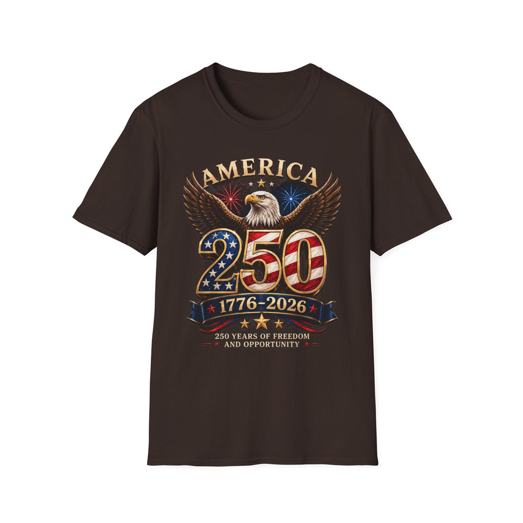 America 250 Centennial Eagle T-Shirt — 1776–2026 Patriotic 250th Anniversary Tee