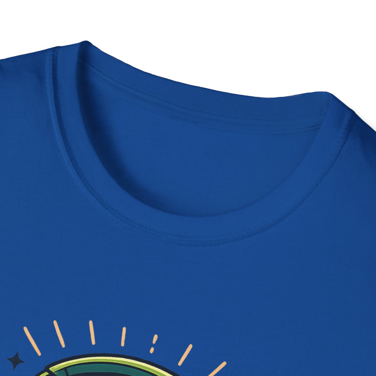 No Thoughts Just Vibes T-Shirt — Retro Brain Headphones Graphic Tee