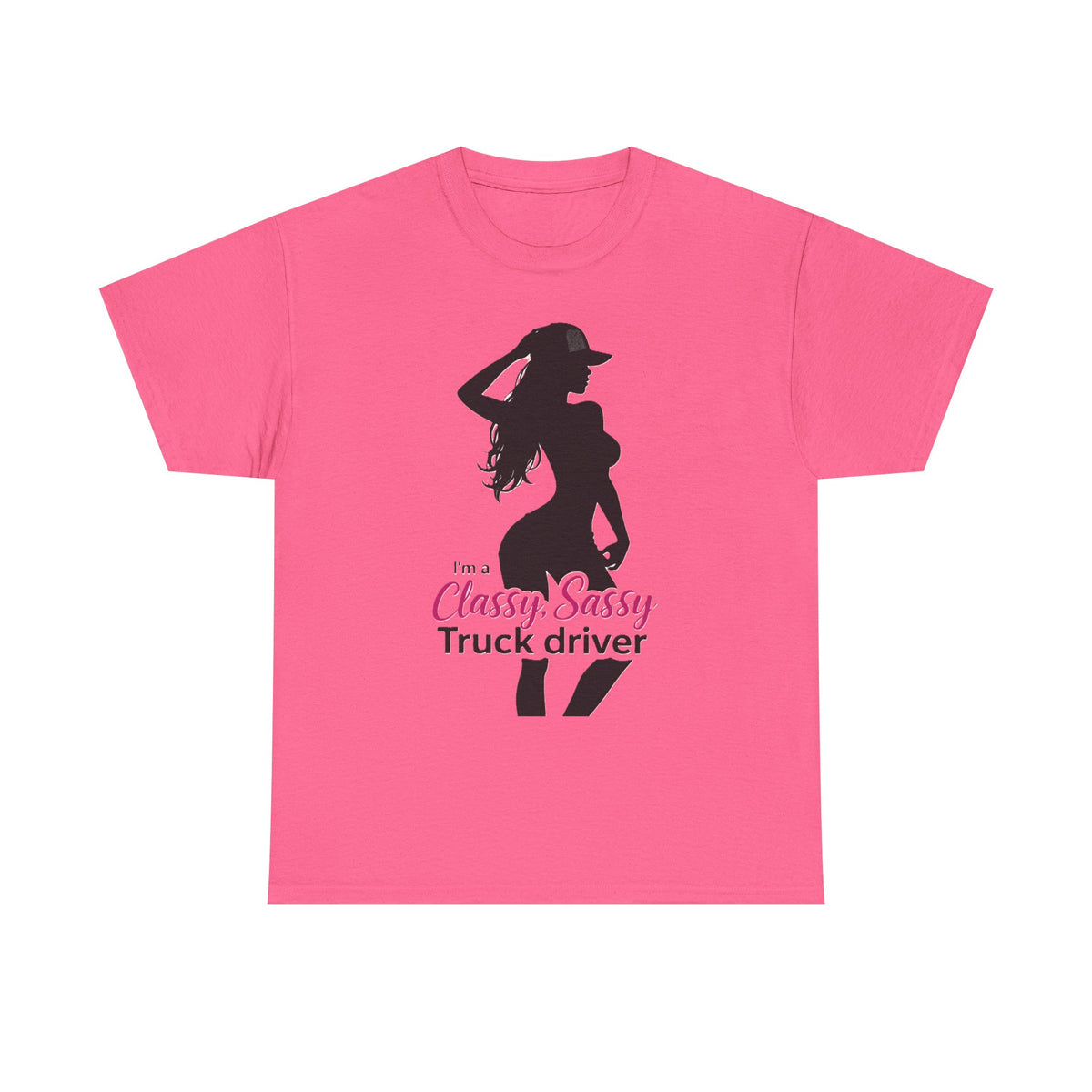 Classy Sassy Truck Driver T-Shirt — Feminine Trucker Tee