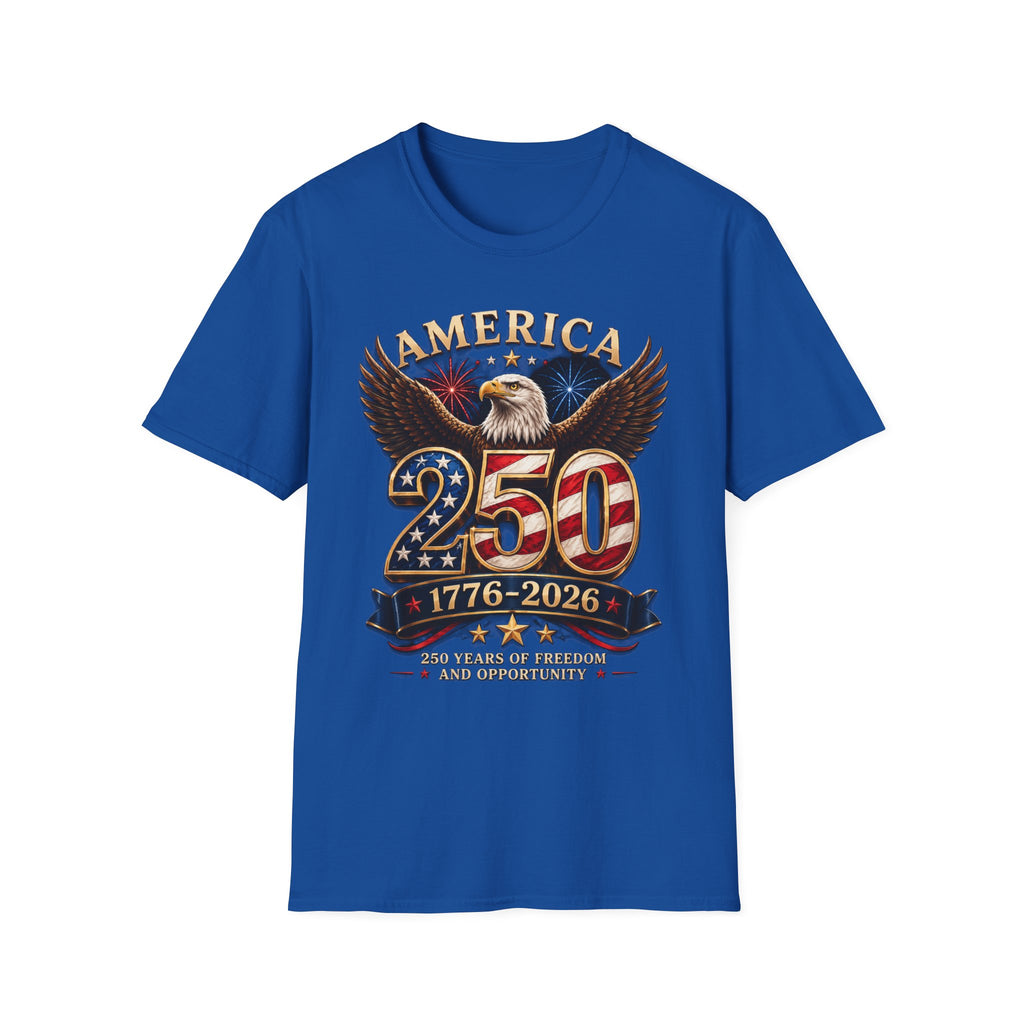 America 250 Centennial Eagle T-Shirt — 1776–2026 Patriotic 250th Anniversary Tee