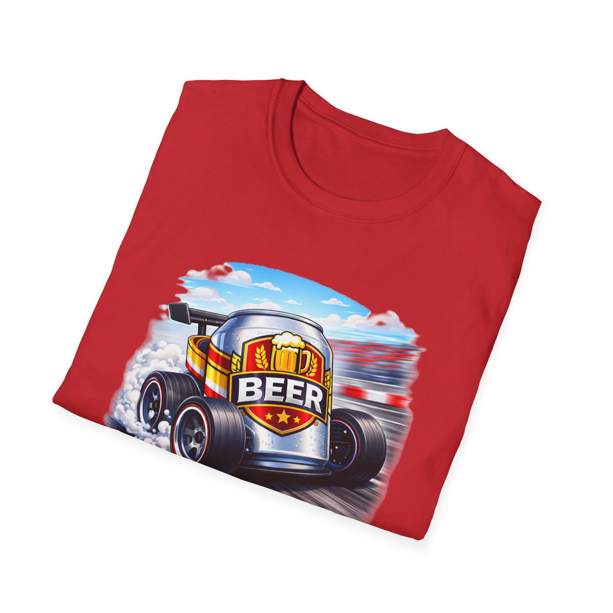 Racing Beer T-Shirt – "My Drinking Team Has a Racing Problem" Funny Motorsports Tee