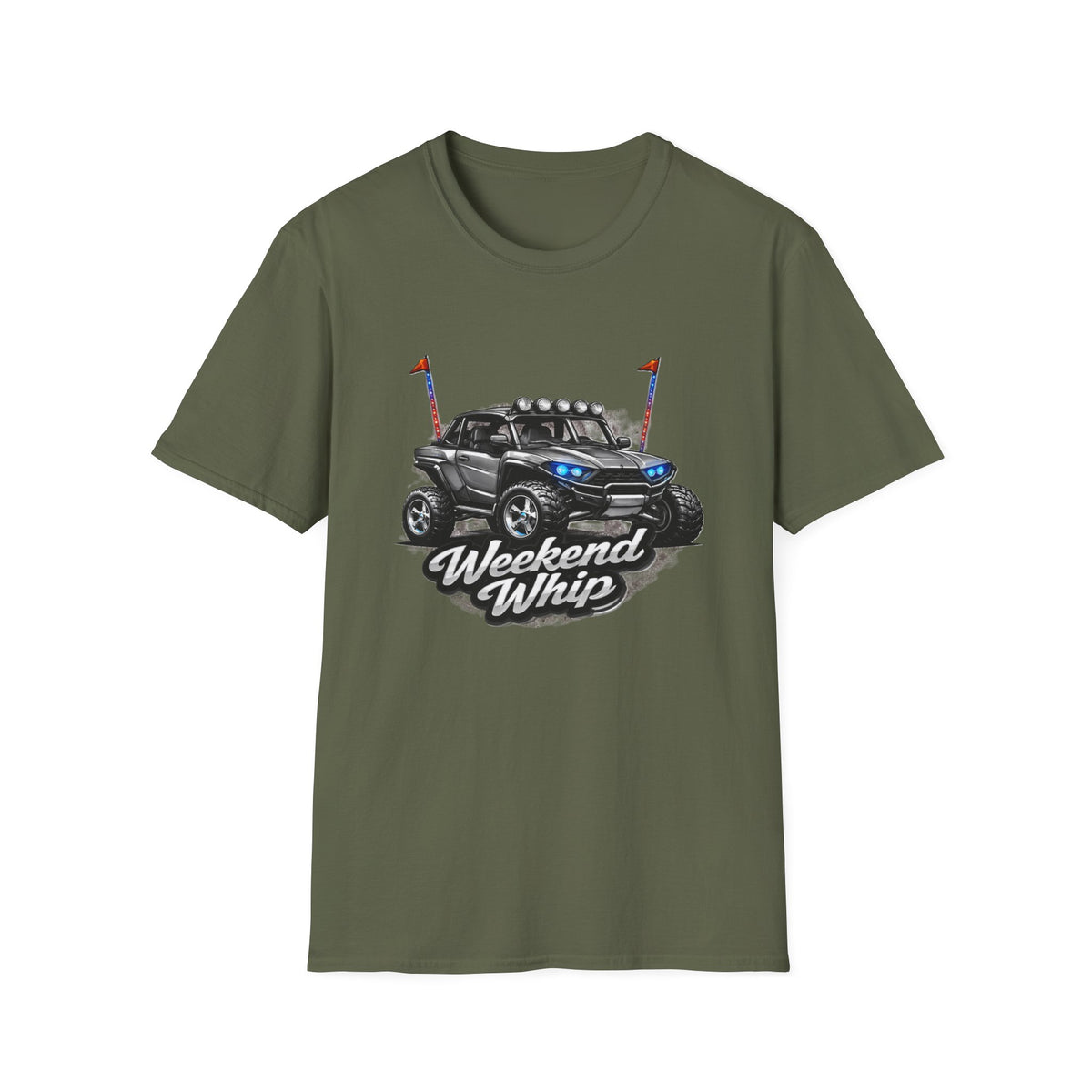Weekend Whip Off-Road Buggy T-Shirt — Retro UTV Graphic Tee for Off-Road Enthusiasts