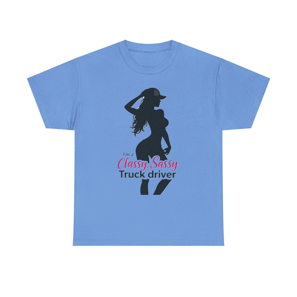 Classy Sassy Truck Driver T-Shirt — Feminine Trucker Tee