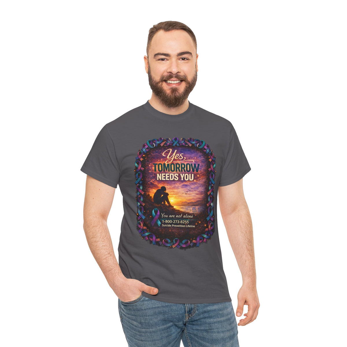 Tomorrow Needs You Tee — Suicide Prevention Support T-Shirt