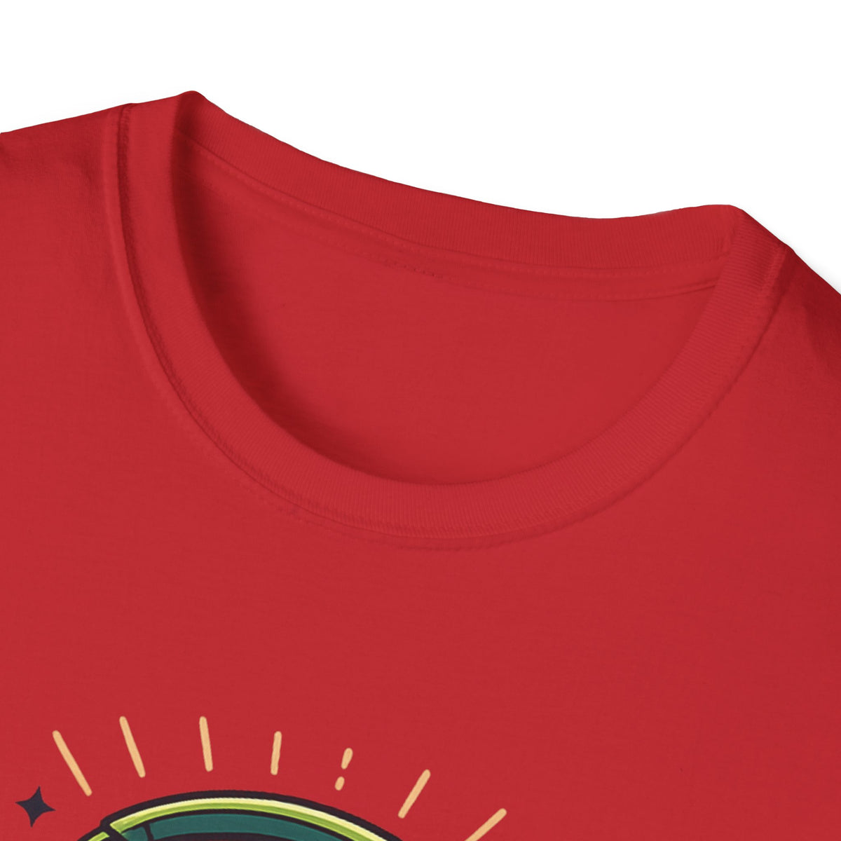 No Thoughts Just Vibes T-Shirt — Retro Brain Headphones Graphic Tee