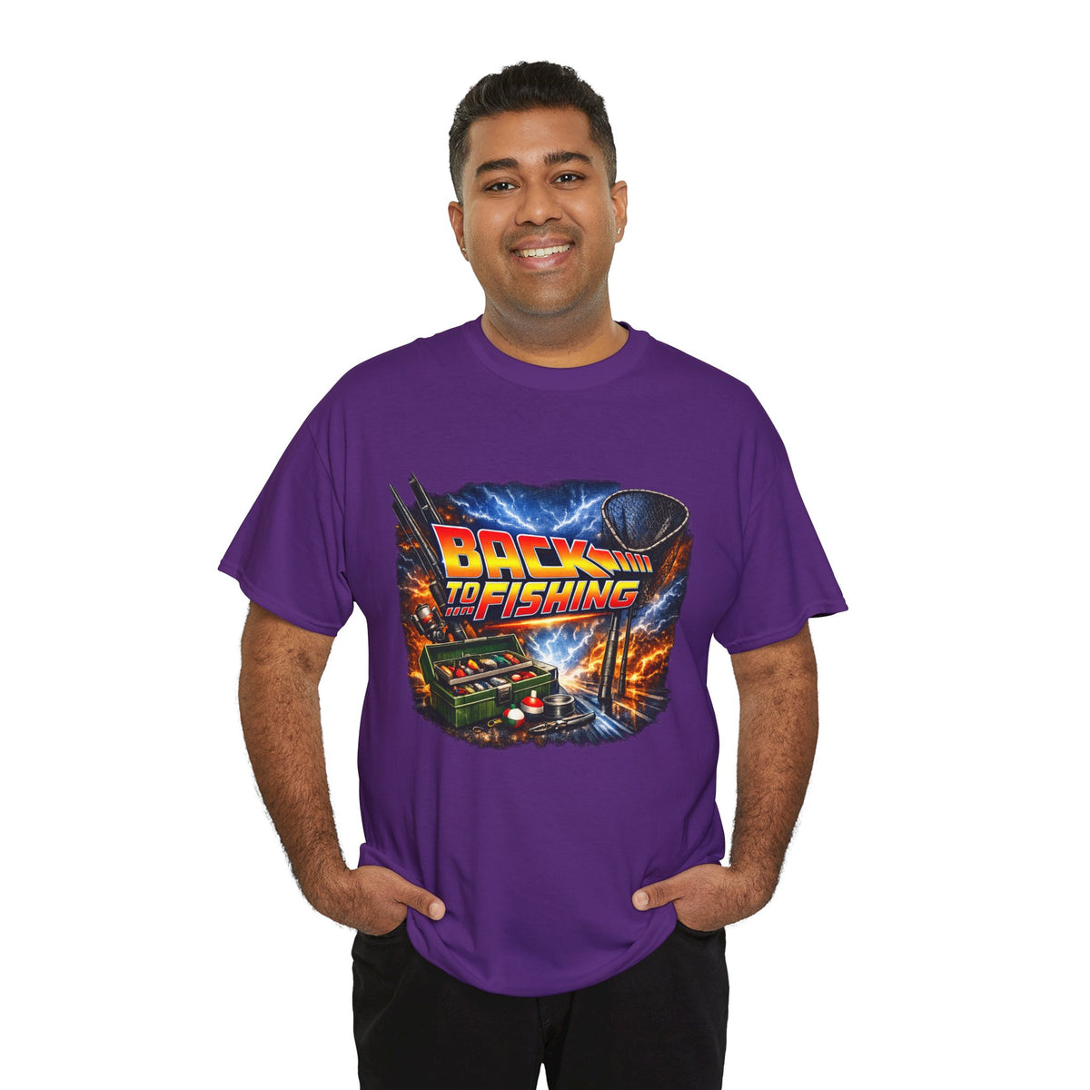 Back to Fishing T-Shirt — Retro Fishing Tee for Anglers