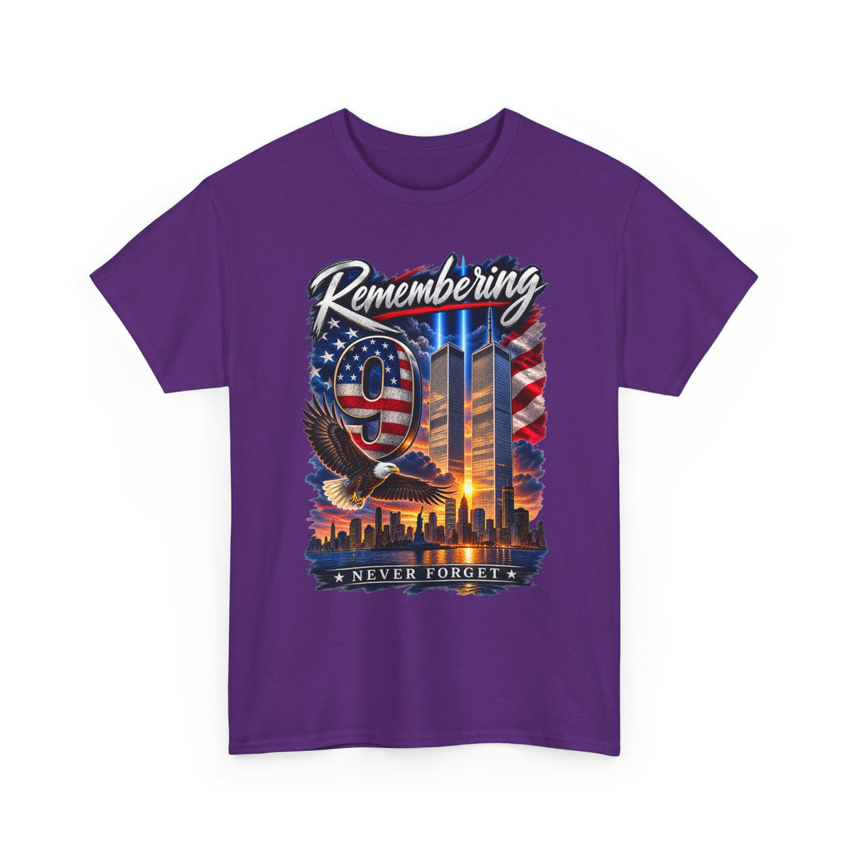9/11 Remembering Tee – Never Forget Memorial T-Shirt