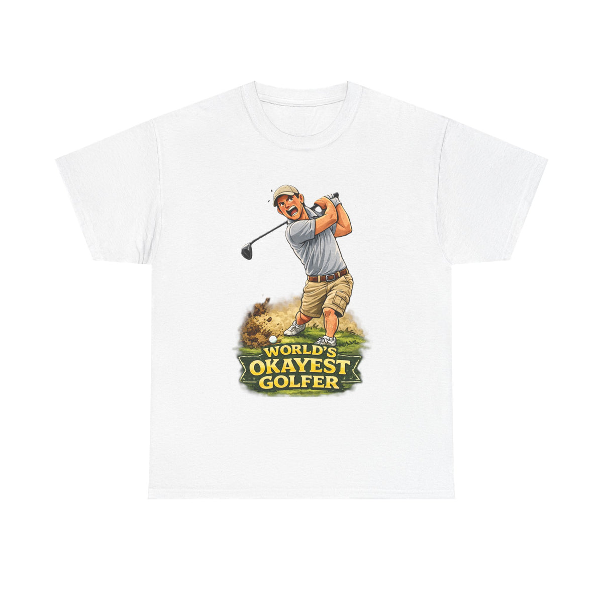 World's Okayest Golfer T-Shirt – Funny Golf Gift for Him
