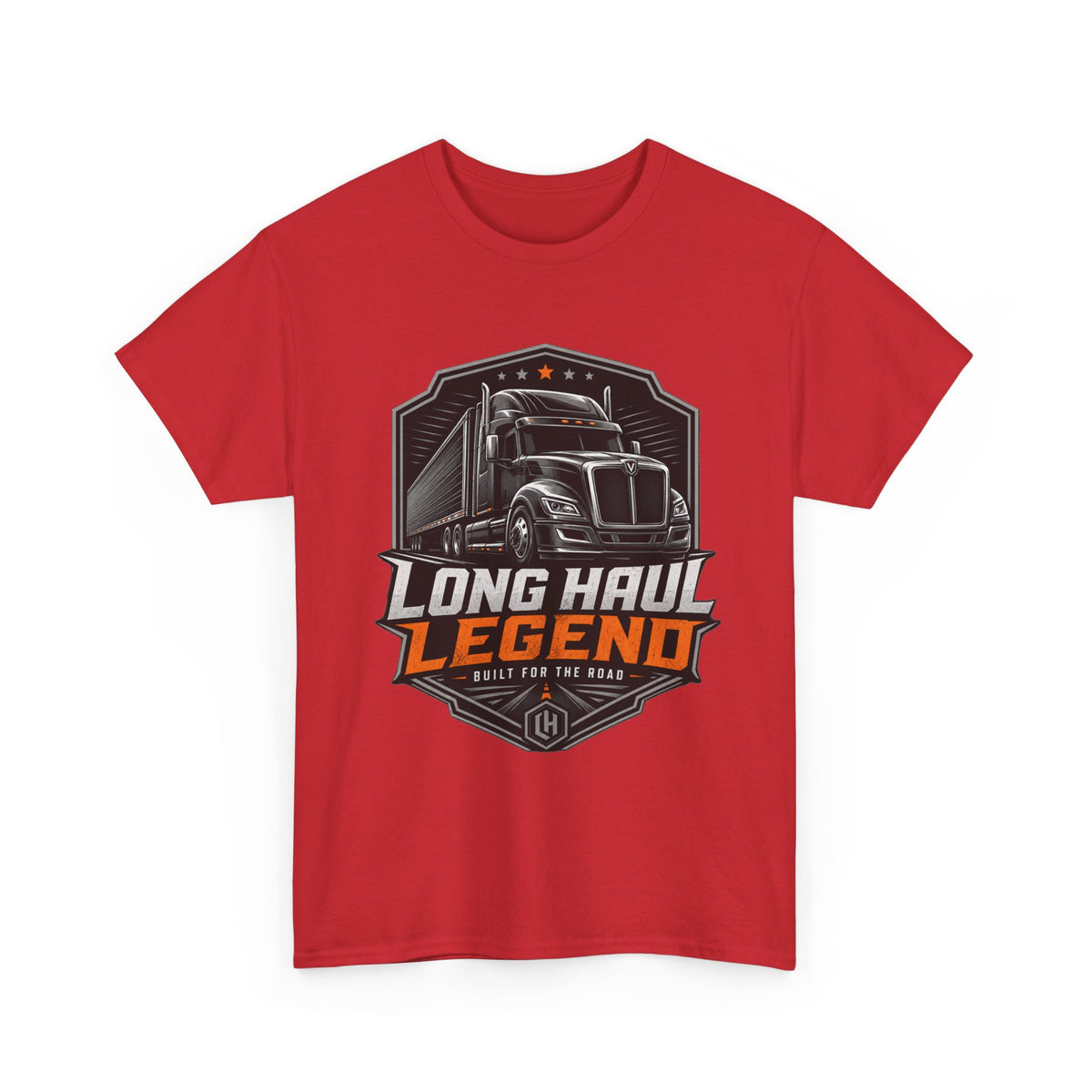 Long Haul Legend Trucker T‑Shirt — 'Long Haul Legend' Semi Truck Graphic Tee