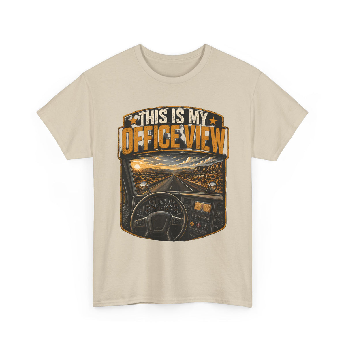 This Is My Office View Truck Driver T-Shirt