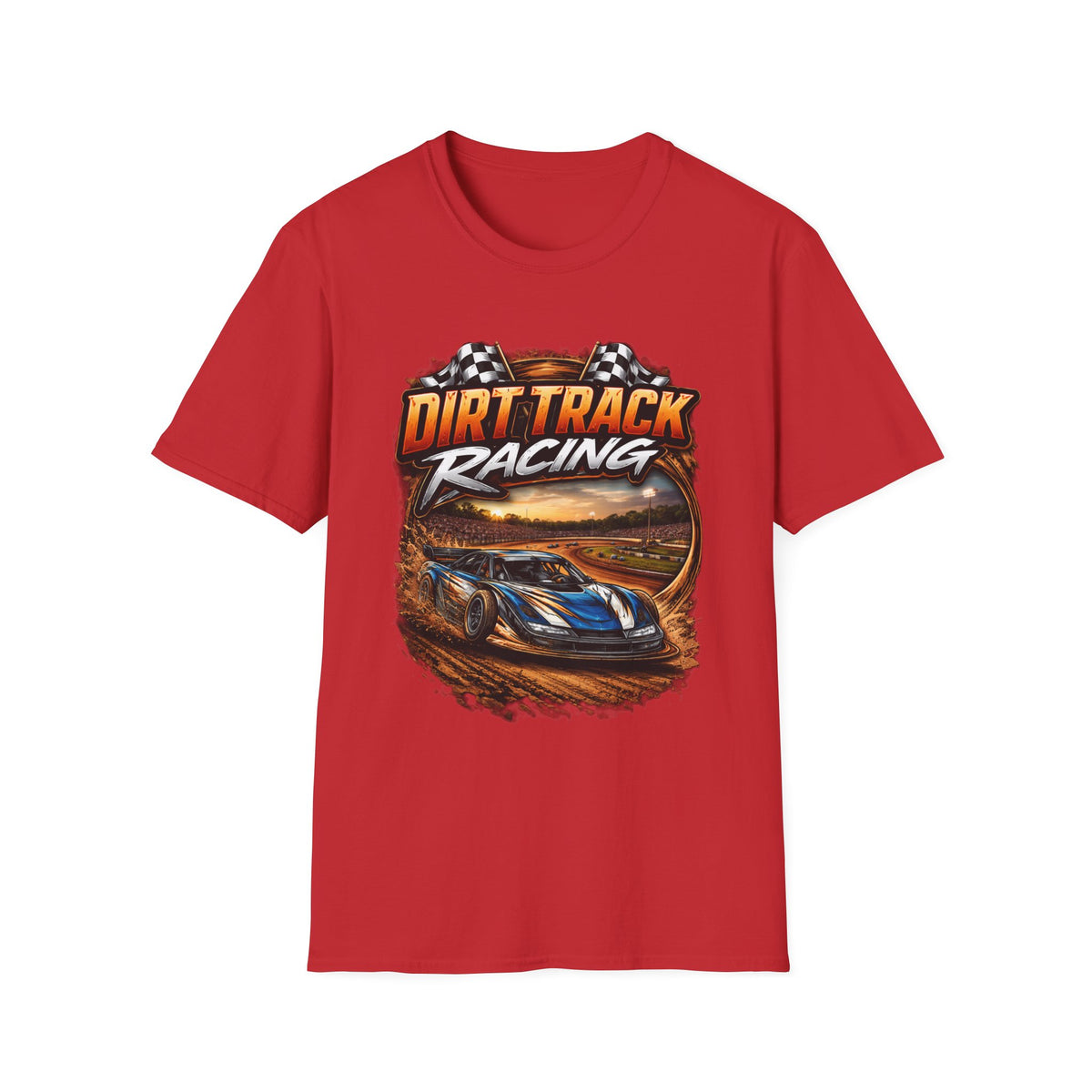 Dirt Track Racing T-Shirt – Vintage Race Car Graphic Tee
