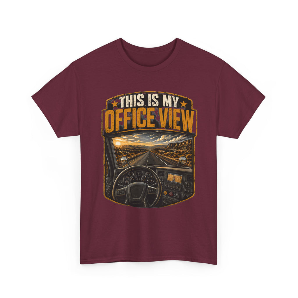 This Is My Office View Truck Driver T-Shirt