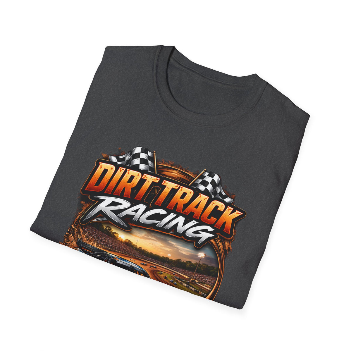 Dirt Track Racing T-Shirt – Vintage Race Car Graphic Tee