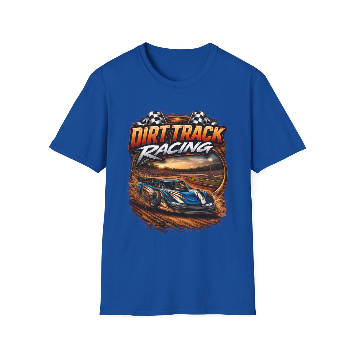 Dirt Track Racing T-Shirt – Vintage Race Car Graphic Tee