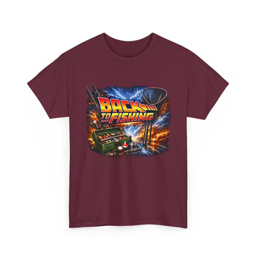 Back to Fishing T-Shirt — Retro Fishing Tee for Anglers