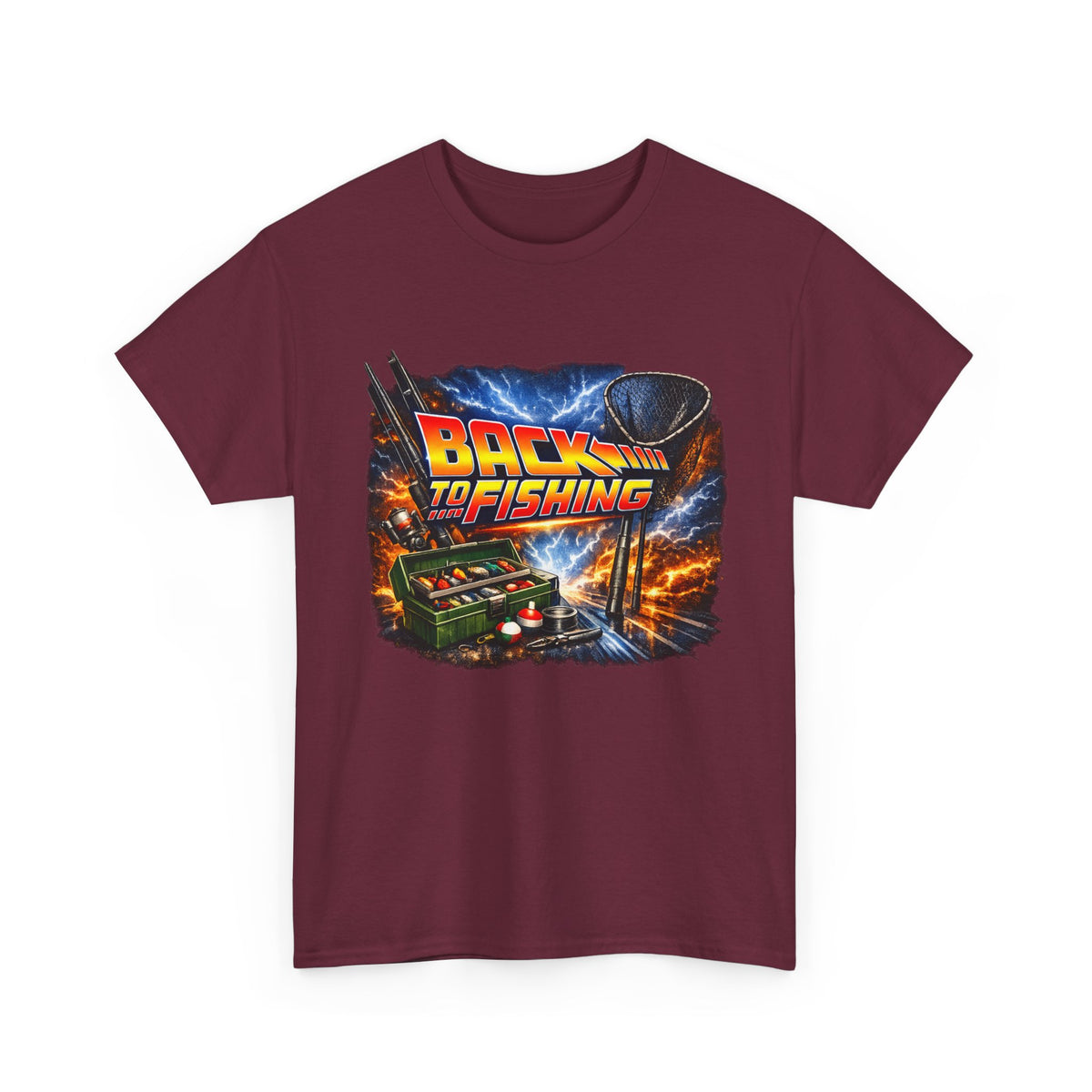 Back to Fishing T-Shirt — Retro Fishing Tee for Anglers