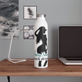 Slim Water Bottle – “Classy, Sassy Truck Driver” Stainless Steel Travel Bottle