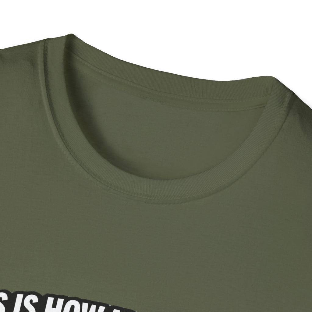T-Shirt — 'This Is How Most People See My Hellcat' Muscle Car Sunset Tee