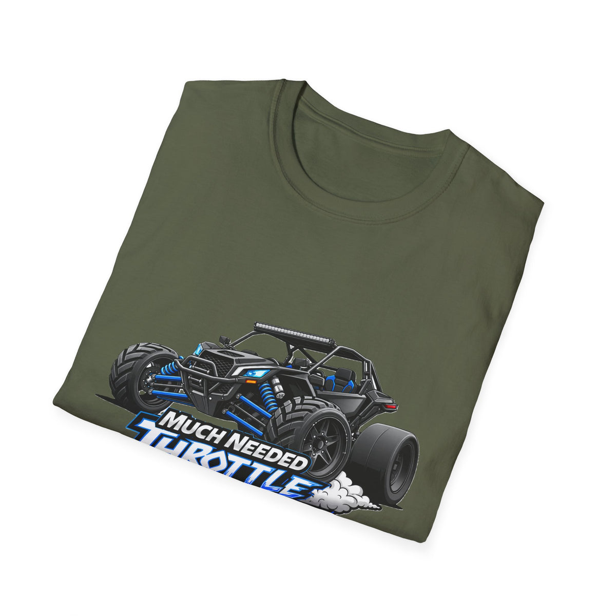 Throttle Therapy Off-Road T-Shirt — "Much Needed Throttle Therapy" Buggy Design