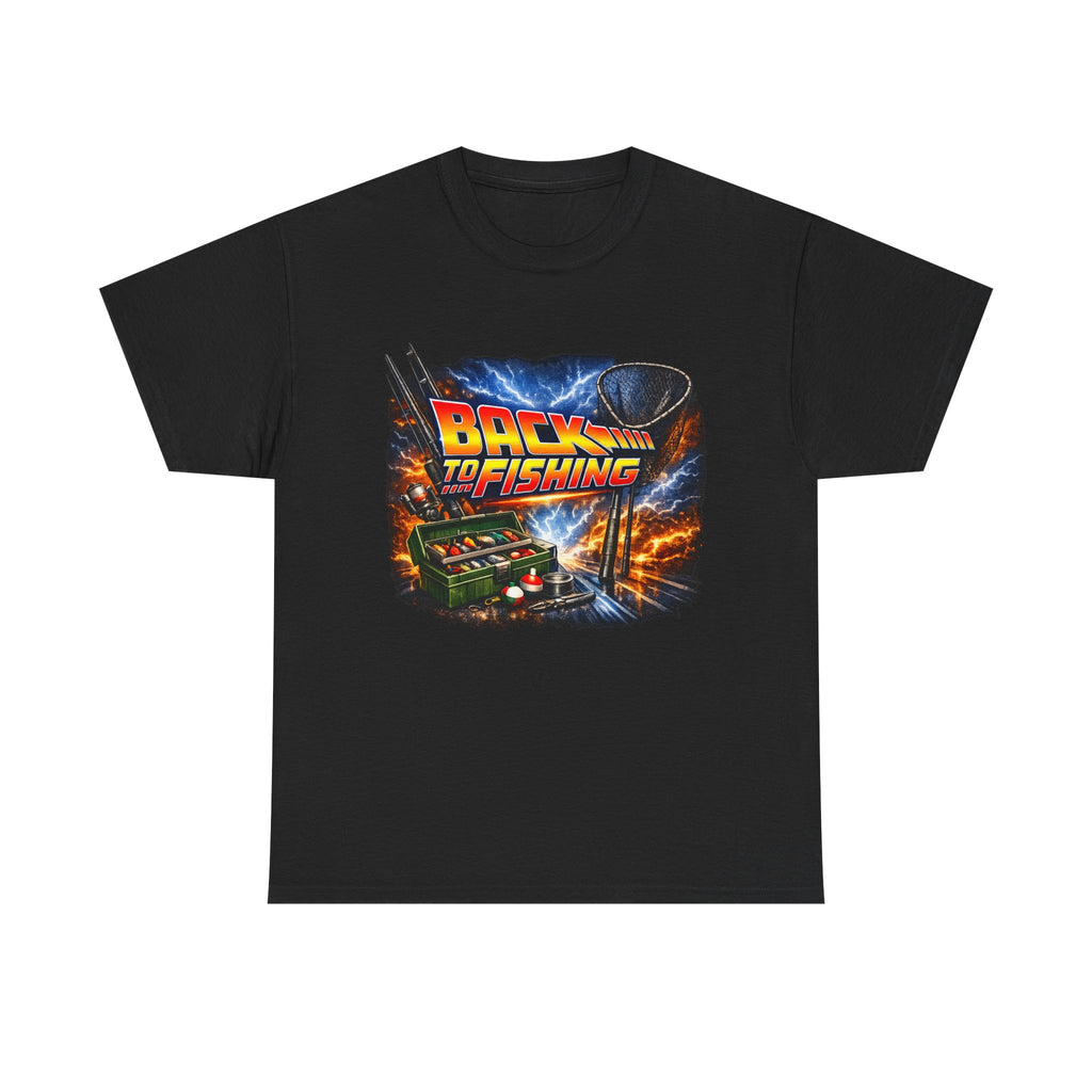 Back to Fishing T-Shirt — Retro Fishing Tee for Anglers