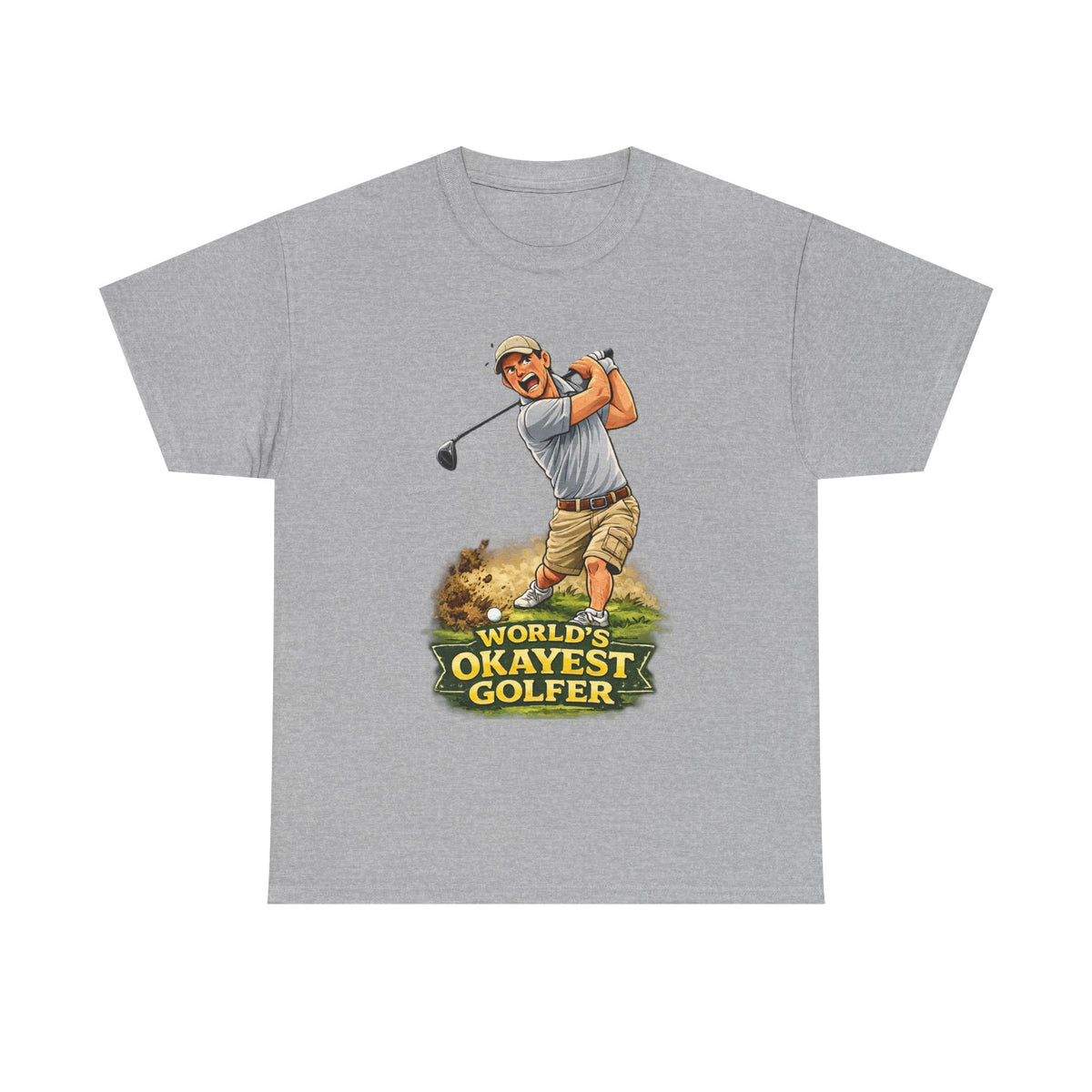 World's Okayest Golfer T-Shirt – Funny Golf Gift for Him