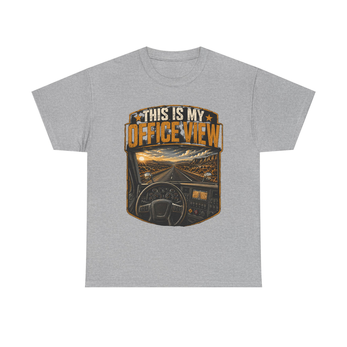 This Is My Office View Truck Driver T-Shirt
