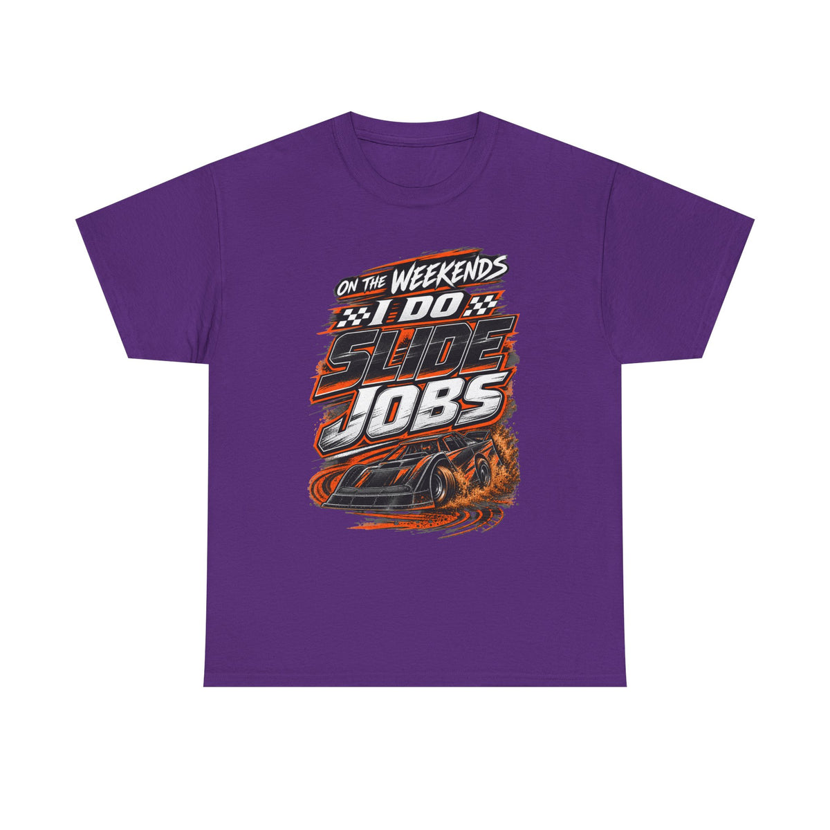 Weekend Drift Car T-Shirt — "On the Weekends I Do Slide Jobs" Racing Tee